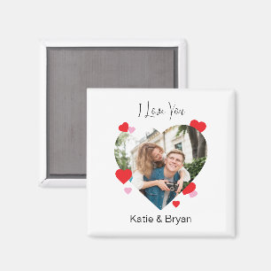 Personalised Valentines Day Photo Gift For Her Him Magnet