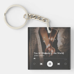  Personalised Valentine's Day Song Couple Photo  Key Ring