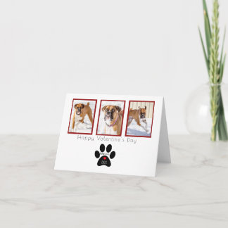 Personalised Valentines - Love is a Dog Card