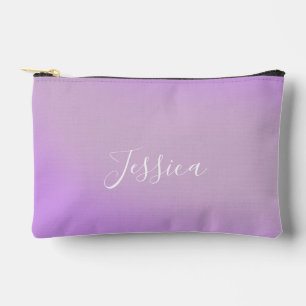Personalised variegated pink accessory pouch