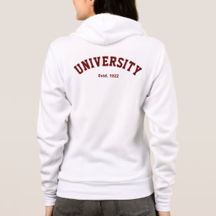 Personalised Varsity Hoodie
