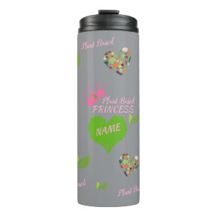 Personalised Vegan Bottle - Thermal Tumbler Mug