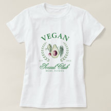 Personalised Vegan Social Club Custom Place & Year