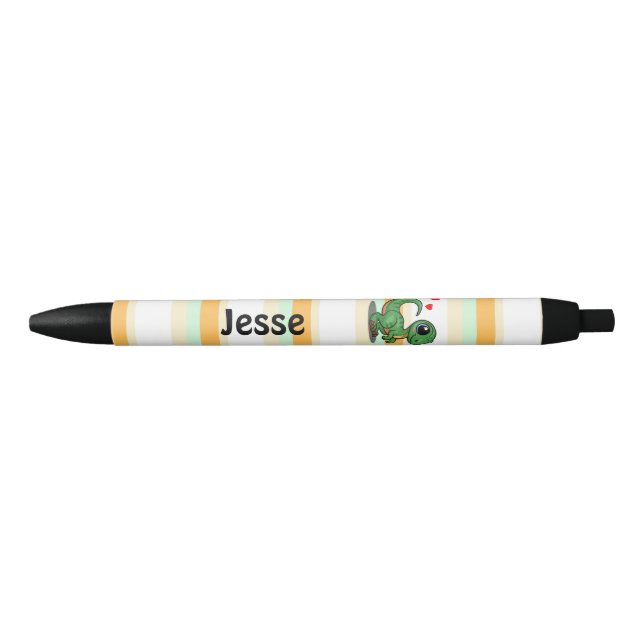 Personalised Velociraptor Dinosaur Pen (Front)