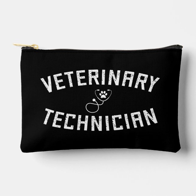Personalised Veterinary Technician Accessory Pouch (Front)