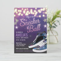 Personalised Vibrant Violet Sneaker Ball Birthday