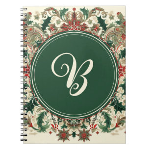 Personalised Victorian/Classic/Vintage Christmas Notebook