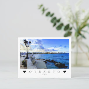 Personalised, view of Otranto, Apulia, Italy Postc Postcard