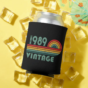 Personalised vintage 35th birthday party can cooler
