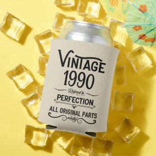 Personalised vintage 35th birthday party can cooler