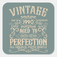 Personalised vintage 35th birthday party
