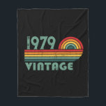 Personalised vintage 45th birthday gifts fleece blanket<br><div class="desc">You can add some originality to your wardrobe collection with this vintage classic birthday graphic design with awesome typography font lettering; It is a great gift for men, women, husbands, wife, girlfriend, and boyfriend who will love this one-of-a-kind artwork. The best and most fun holiday present for your happy birthday...</div>