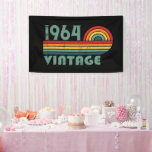 Personalised vintage 60th birthday gifts banner<br><div class="desc">You can add some originality to your wardrobe collection with this vintage classic birthday graphic design with awesome typography font lettering, It is a great gift for men, women, husbands, wife, girlfriend, and a boyfriend who will love this one-of-a-kind artwork. The best amazing and funny holiday present for your happy...</div>