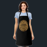 Personalised vintage 65 birthday gift apron<br><div class="desc">You can add some originality with this limited edition, premium quality, and original, classy, retro, and vintage-looking birthday graphic design with a cool typography font. This is a great gift idea for men, women, husbands, wives, girlfriends, and boyfriends who will love this one-of-a-kind piece of art. The best unique and...</div>