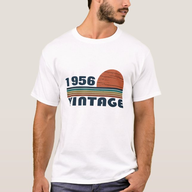 Personalised vintage 65th birthday gift T-Shirt (Front)