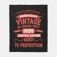 Personalised vintage 65th birthday gifts red