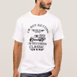 Personalised vintage 65th birthday mens gifts T-Shirt<br><div class="desc">You can add some originality to your wardrobe collection with this vintage classic truck graphic design with awesome typography font lettering, is a great gift idea for men, women, husbands, wife grandma, and grandpa who will love this one-of-a-kind artwork. The best amazing and funny holiday present for your happy birthday...</div>