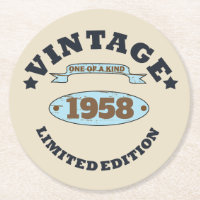 Personalised vintage 65th birthday party