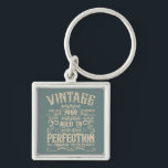 Personalised vintage 65th birthday whiskey themed key ring<br><div class="desc">You can add some originality to your wardrobe collection with this vintage classic birthday graphic design with awesome typography font lettering. It is a great gift idea for men, women, husbands, wives, girlfriends, and boyfriends who will love this one-of-a-kind artwork. It is the best amazing and fun holiday present for...</div>