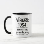 Personalised vintage 70th birthday gifts black mug<br><div class="desc">You can add some originality with this limited edition, premium quality, and original, classy, retro, and vintage-looking birthday graphic design with a cool typography font. This is a great gift idea for men, women, husbands, wives, girlfriends, and boyfriends who will love this one-of-a-kind piece of art. The best unique and...</div>