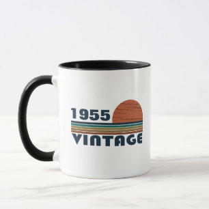 Personalised vintage 70th birthday mug