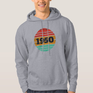 Personalised vintage 75th birthday gifts hoodie
