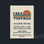 Personalised vintage 75th birthday gifts  invitation<br><div class="desc">You can add some originality with this limited edition, premium quality, and original, classy, retro, and vintage-looking birthday graphic design with a cool typography font. This is a great gift idea for men, women, husbands, wives, girlfriends, and boyfriends who will love this one-of-a-kind piece of art. The best unique and...</div>