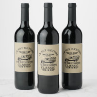 Personalised vintage 75th birthday party