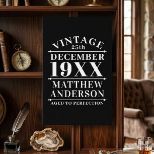 Personalised Vintage Aged to Perfection