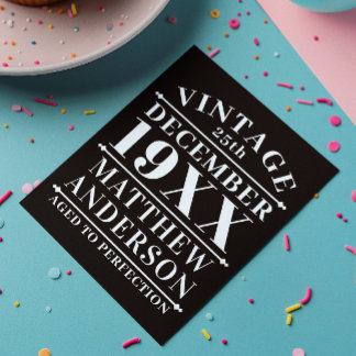 Personalised Vintage Aged to Perfection