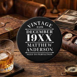 Personalised Vintage Aged to Perfection Ceramic Knob