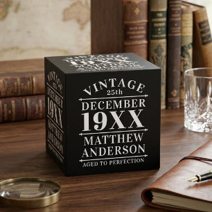 Personalised Vintage Aged to Perfection Cube