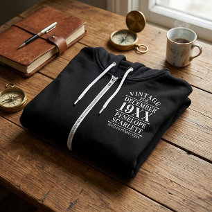 Personalised Vintage Aged to Perfection Hoodie
