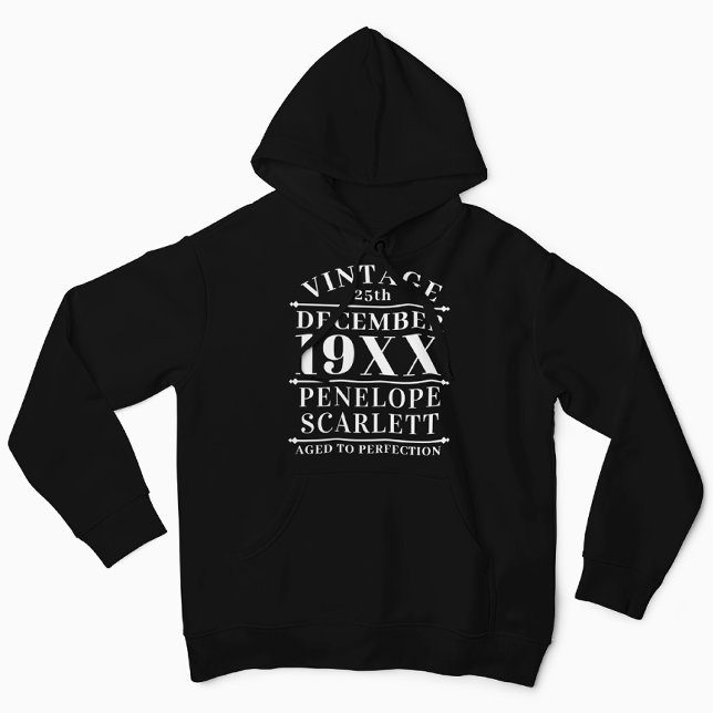 Personalised Vintage Aged to Perfection Hoodie (Creator Uploaded)