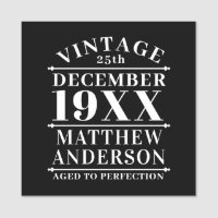 Personalised Vintage Aged to Perfection