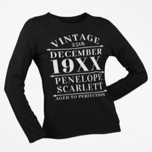 Personalised Vintage Aged to Perfection T-Shirt