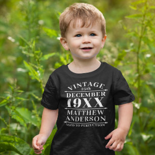 Personalised Vintage Aged to Perfection Toddler T-Shirt