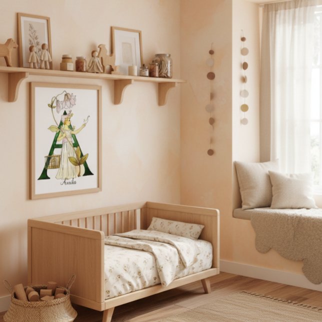 Personalised Vintage Alphabet Letter A   Poster (Creator Uploaded)