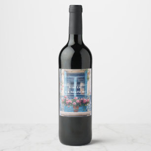 personalised vintage balcony wine labels