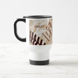 Personalised Vintage Baseball Coach Mugs Your TEXT
