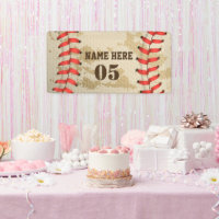 Personalised Vintage Baseball Name Number Retro