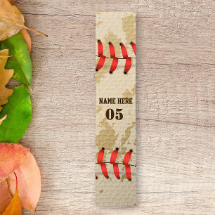 Personalised Vintage Baseball Name Number Retro Short Table Runner