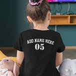 Personalised Vintage Baseball Name Number Retro T-Shirt<br><div class="desc">Personalised vintage baseball name number retro design  can be good for you if you love Baseball. Or it could be a great gift for those who loves baseball.</div>