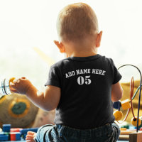 Personalised Vintage Baseball Name Number Retro