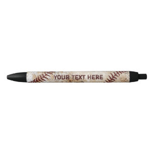 Personalised Vintage Baseball Pens BULK Discounts