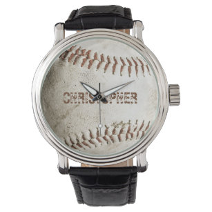 Personalised Vintage Baseball Watch
