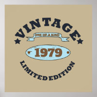 Personalised vintage birthday gift