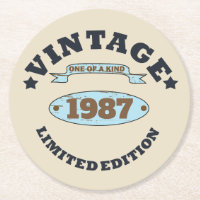 Personalised vintage birthday gift