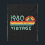 Personalised vintage birthday gifts fleece blanket<br><div class="desc">You can add some originality to your wardrobe collection with this vintage classic birthday graphic design with awesome typography font lettering; It is a great gift for men, women, husbands, wife, girlfriend, and boyfriend who will love this one-of-a-kind artwork. The best and most fun holiday present for your happy birthday...</div>