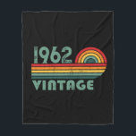 Personalised vintage birthday gifts fleece blanket<br><div class="desc">You can add some originality to your wardrobe collection with this vintage classic birthday graphic design with awesome typography font lettering, It is a great gift for men, women, husbands, wife, girlfriend, and a boyfriend who will love this one-of-a-kind artwork. The best amazing and funny holiday present for your happy...</div>